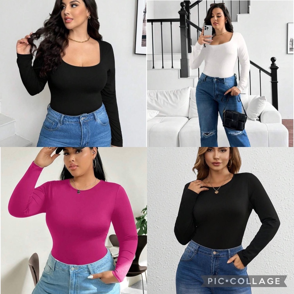 Shein Plus Bodysuits (4)